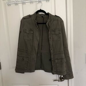 Express olive green Utility Jacket